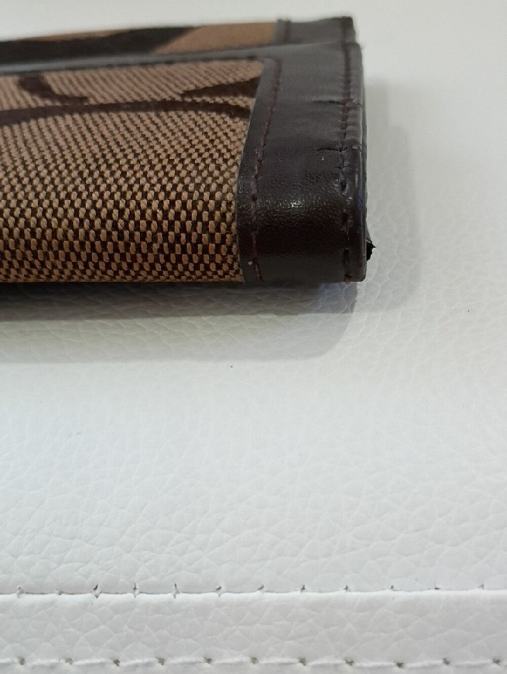 Coach Vintage Brown Signature Canvas Continental Wallet - Picture 5 of 13